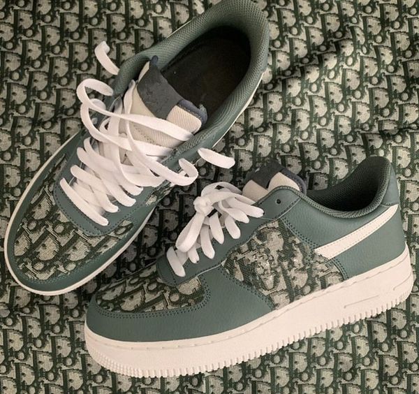 

2020 новые Мужчины Женщины Low Cut One 1 Повседневная обувь белый черный Dunk Sports Skateboarding Shoes Classic AF Fly Trainers высокие кроссовки 36-45