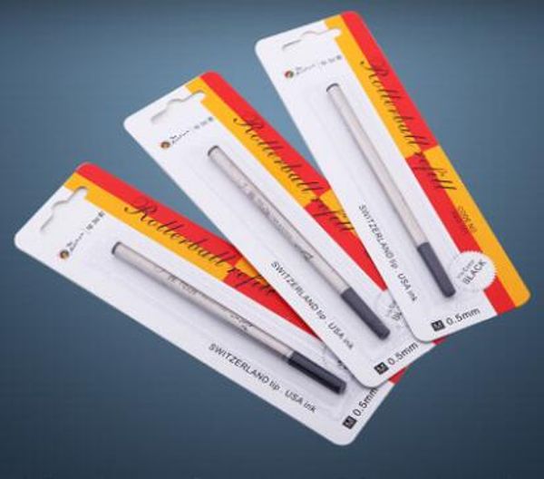 

12pcs picasso black roller ball pens refills 0.5mm ing, Black;red