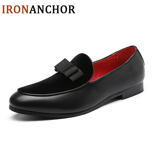 

2020 men casual shoes men loafers pu leather luxury designer fashion drop shipping #whf1, Black