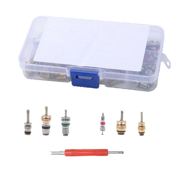 

высокое качество 35pcs автомобилей r134a кондиционер золотник remover инструмент