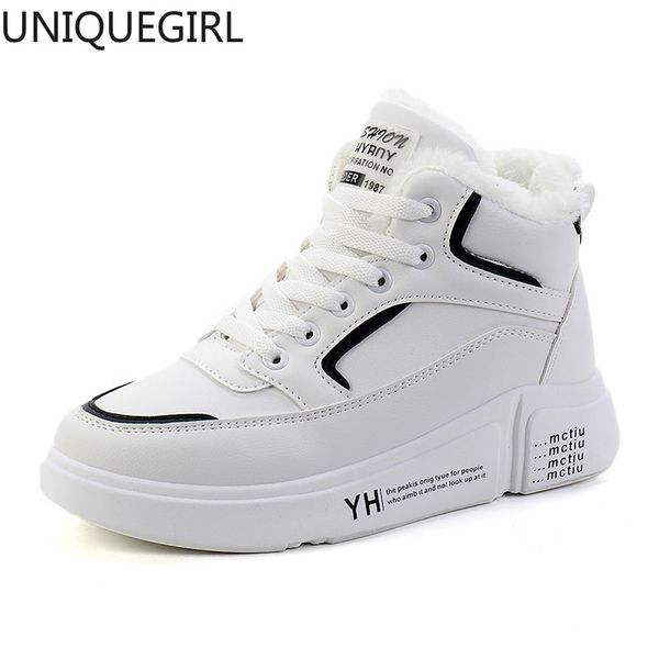 

winter plush high women's 2019 new fashion shoes autumn women's shoes, Black