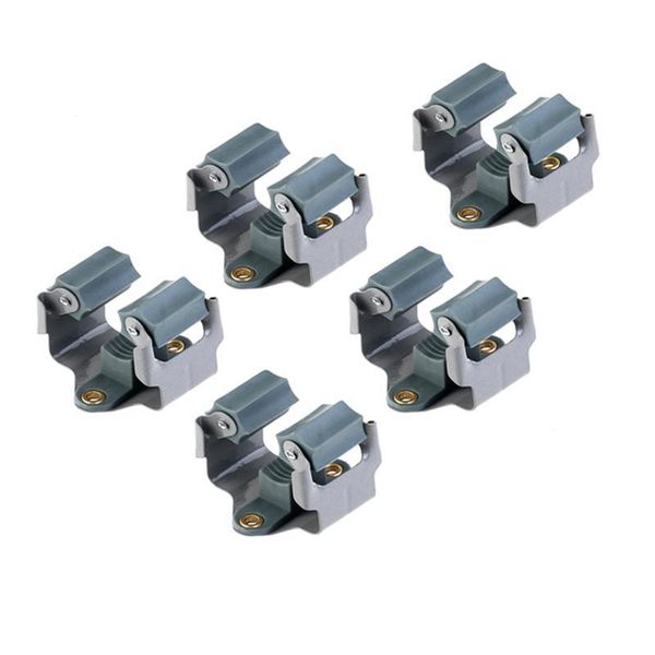 

5шт кухня хранения организатор швабра и веник держатель настенный сад хранения стойку 5 положение с 6 крючки гараж вмещает