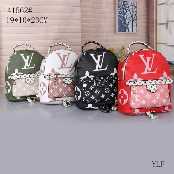 

2020 brands backpack mini student school bag men women handbags shoulder bag backpack louis vuitton 03, Black