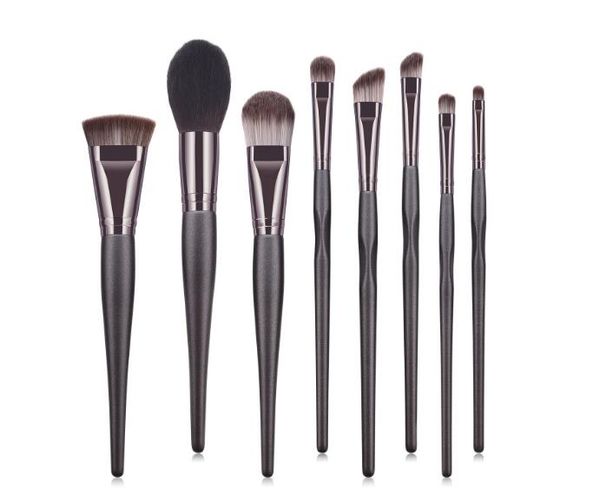 

beauty tools 8pcs makeup brushes set eyeshadow concealer wooden handle brush