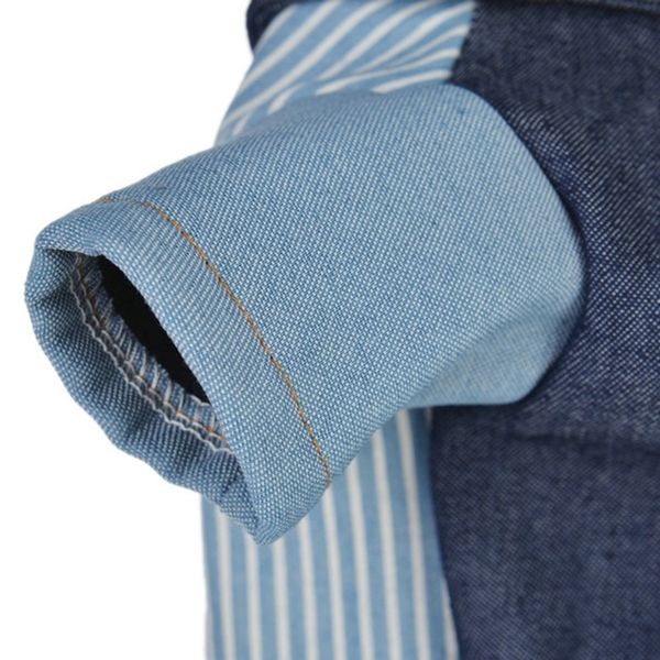 

осень / зима pet одежда рубашка джинсы plus velvet small dogs костюм keep warm рубашки пальто собаки сгущает теплый собак одежда