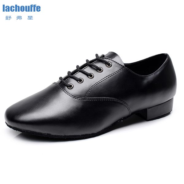 

men latin dance shoes black geniune leather jazz dancing shoes for mens flat heel 2.5/4cm mordern salsa tango for boys