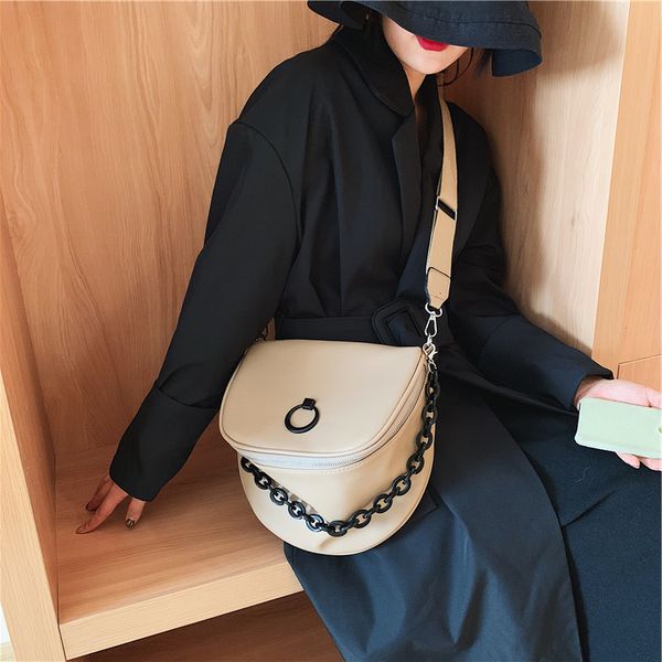 

crossbody bags pu leather high capacity for women chain lady shoulder messenger bag female travel handbags