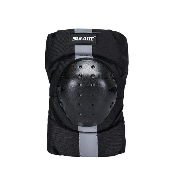 

1pair thickened pe hard shell motocross racing motocycle knee pads outdoor riding knee skiing skateboard protective gear, Black;gray