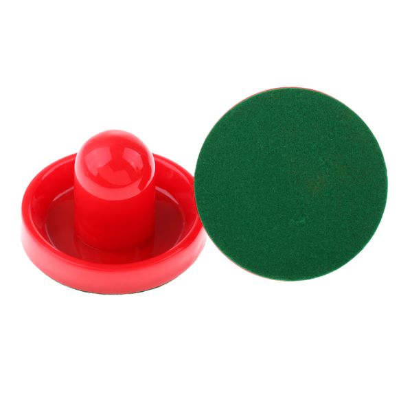 

2 pieces air hockey felt pushers goalie handles paddles replacement