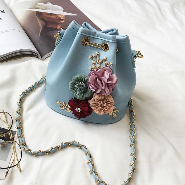 

2020 lady flower crossbody bags for women pu leather handbags female shoulder bag women messenger bags ladies hand sac tote