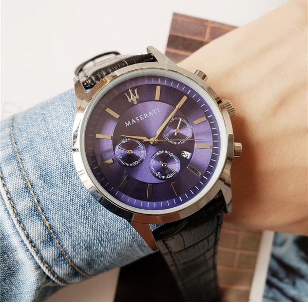 

Маленькие циферблаты НЕ работает Секундомер Мужчины роскошные часы с календарем