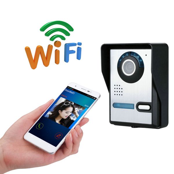 Hot WiFi 720P Video Campanello Video Porta wireless Telefono intercom Monitoraggio Smart Bell HD Camera Pir Motion Sensor Sensor Night Vision Unlock