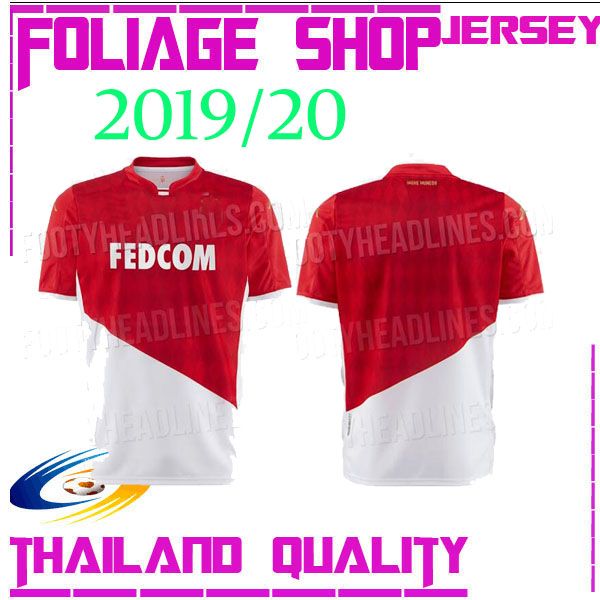 

19 20 a monaco occer jer ey fabrega 2019 2020 monaco golovin falcao football hirt tieleman gel on m maillot de foot