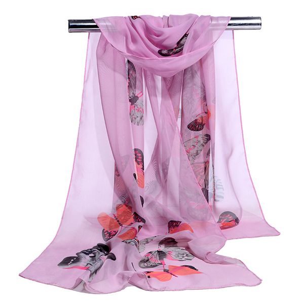 

scarves women 2018 summer silk scarf chiffon shawl long scaves for ladies thin printed feminine beach cape stole, Blue;gray