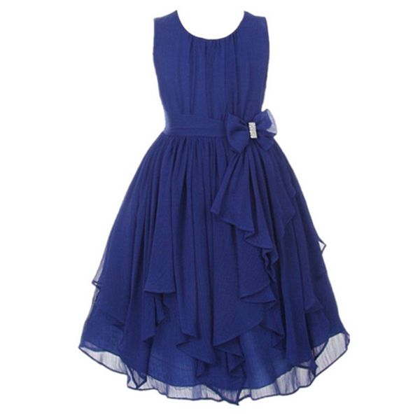 

summer kids girls mesh long dress tulle elegant children child chiffon princess dress sleeveless dresses, Black;red