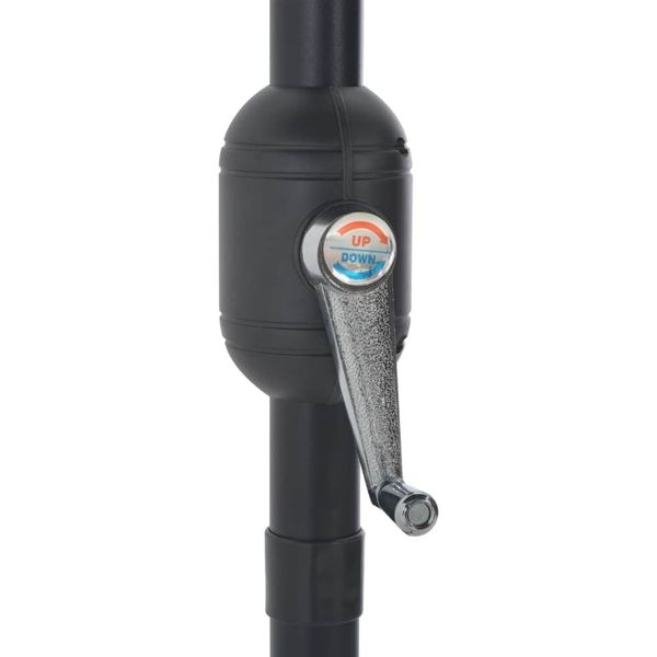 

mole aluminum pole balcony umbrella 300x150 cm in half garden sets