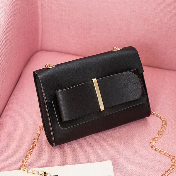 

2019 new women bag lovely bow messenger crossbody bag mini shoulder women lovely satchel handbag street leather