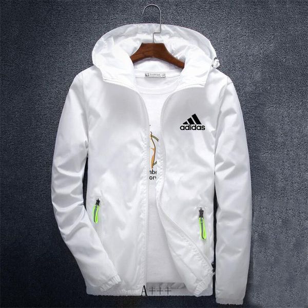 

fashion mens designer jackets coat spring branded tags hooded jacket with letters windbreaker zipper hoodies for men sportwear clothing', Black;brown