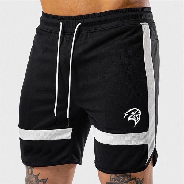 

2020 new running shorts mens summer plus size m-2xl quick dry mesh fitness sport shorts with pocket workout basketball, Black;blue