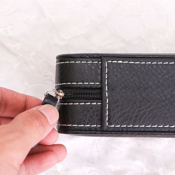 

portable jewelry box ring earring zipper case women travel box multifunction jewelry storage box jewelry organizer
