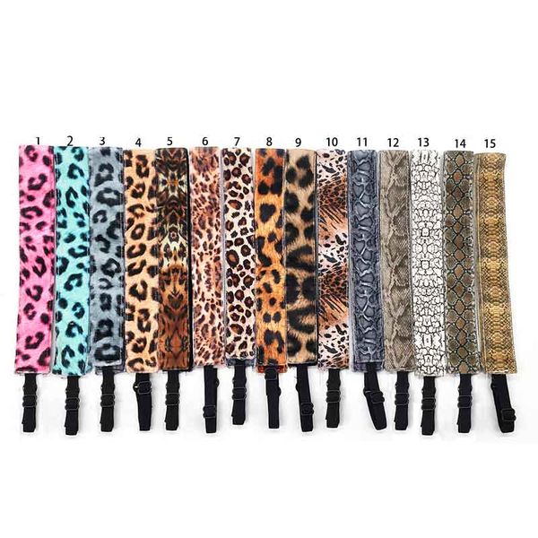 

2020 leopard print serpentine elastic headbands, non slip stretch velvet fabric for tween teens kids girls, stretchy workout fashion hair a, Silver