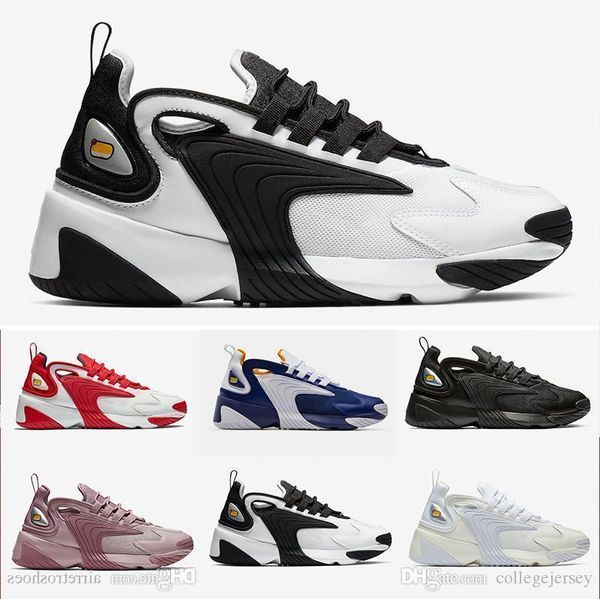 

triple black m2k tekno zoom 2k men women running shoes creamy white race red royal blue 2019 designers sneakers mens trainer 36-45