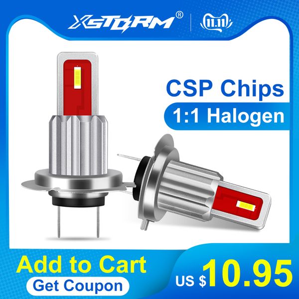 

2pcs h7 led bulbs csp 1800lm car fog lights driving day running lamp 12v 24v 6000k white yellow blue auto led h7 bulb