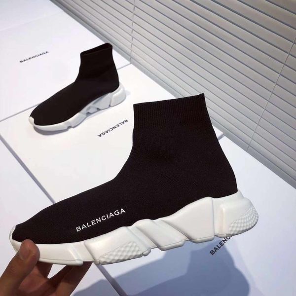 

2019 peed trainer neaker men women black red ca ual hoe fa hion ock neaker 13 balenciaga 13 boot ize 36 45 715