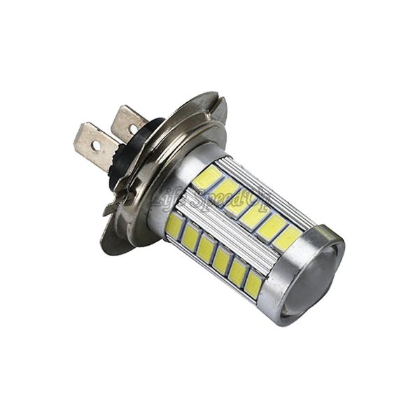 

4piece/lot white color h7 33smd led light car fog light with h7 socket