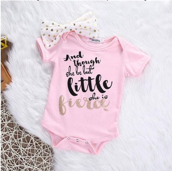

new style newborn infant baby girls clothes short sleeve romper jumpsuit+ headband 2pcs outfits baby clothing 0 to 18m, Blue