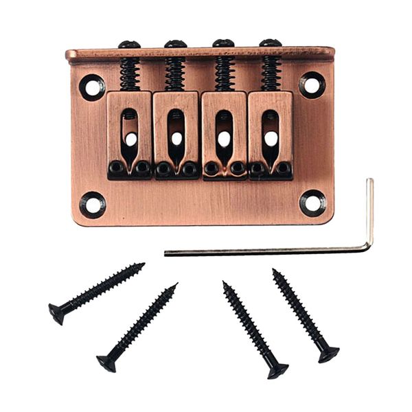 

1 set 4 string bridge with screws wrench for cigar box guitar ukulele
