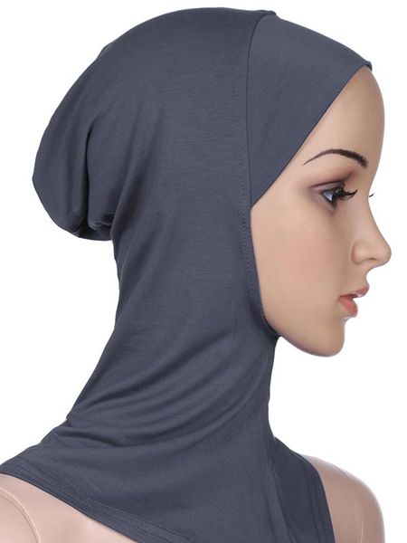 

новый исламский мусульманский женский головной платок модальный underscarf хиджаб крышка головной убор капот простые шапки внутренний 20 цве, Red