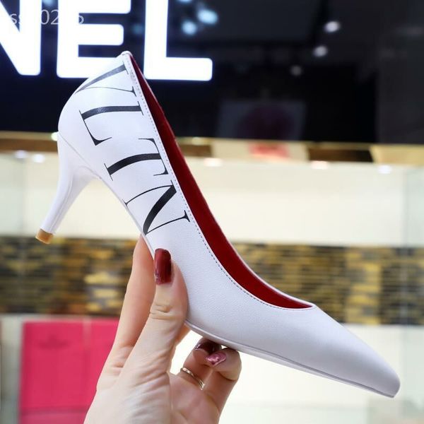

with box fashion women shoes red bottom high heels 9.5cm nude black red pink leather pointed toes pumps dress shoe size35-41