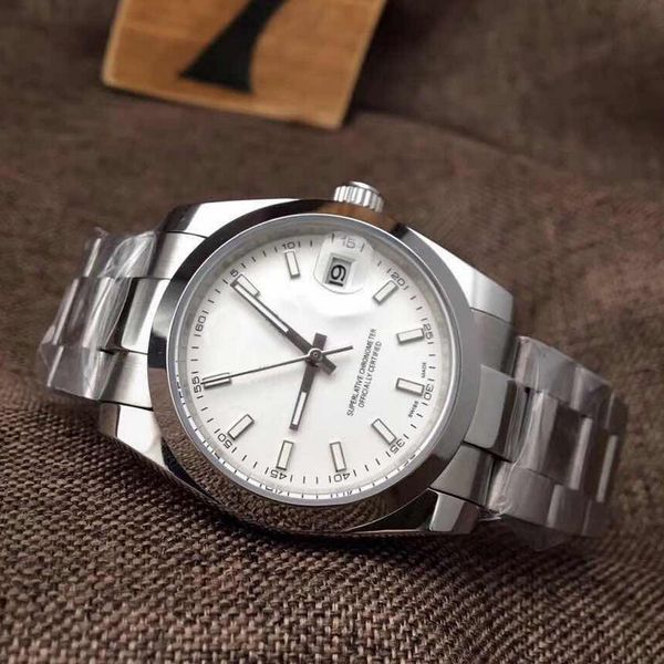 

watch mens men wristwatch 2813 40mm automatic mechanical no battery sweeping self wind datejust stainless steel watches 21, Slivery;brown