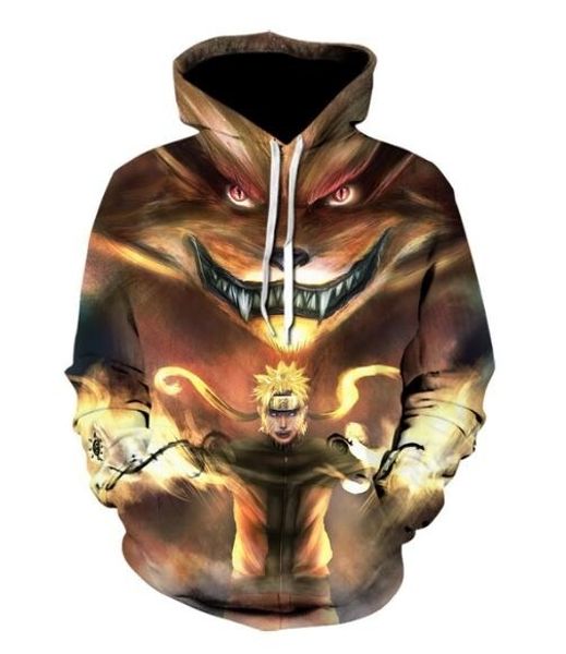 

3d аниме наруто толстовки мужчины / женщины мода горячие высокого качества streetwear 3d печати наруто мужские толстовки y01, Black