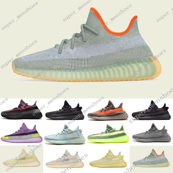 

sale yeehu yeezreel yecheil running shoes for men women cloud white citrin zebra clay gid static reflective trainers sneakers #001