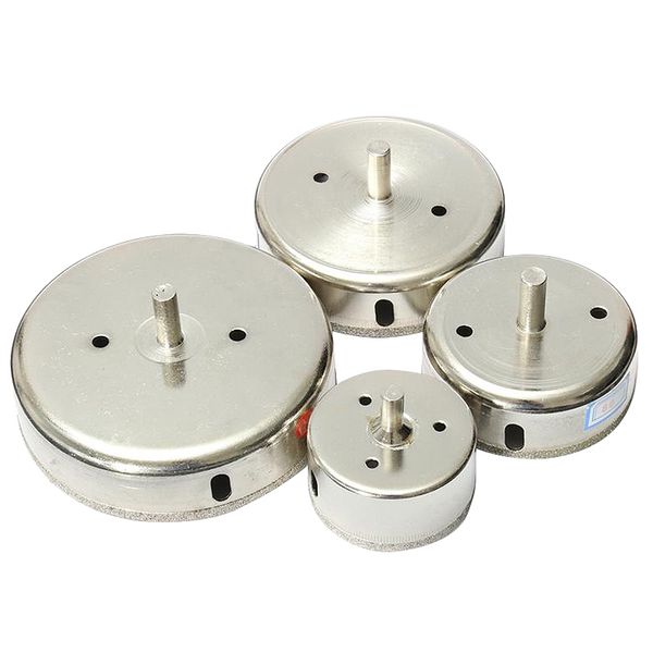 

4pcs 60/80/100/120 mm diamond hole saw tile set drill bit for ceramic glass tile cutting porcelain marble drill bit