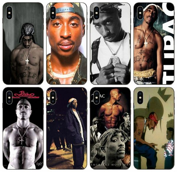 

[tongtrade] tupac shakur 2 pac crown king case for iphone x xr xs 11 pro max 8 7 6s 5s plus galaxy a30 a40 a50 huawei mate 10 redmi 5 case
