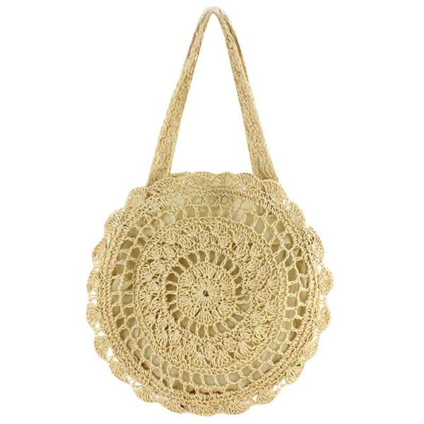 

женские сумки на ремне веревка сумка новая мода бумаги вязания большой цветок для женщин солома пляж сумка сплетенная сумки bolsas feminina