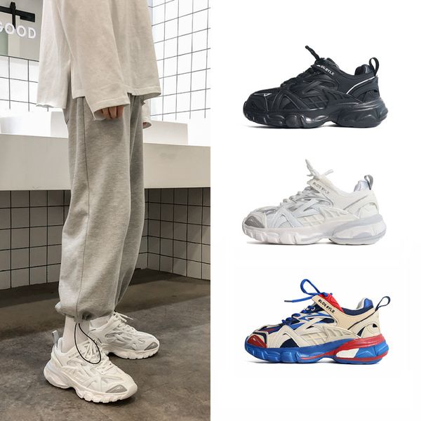 

paris four generations of men and women shoes daddy tide 2020 summer new wild ins increased leisure sports shoes breathable mesh