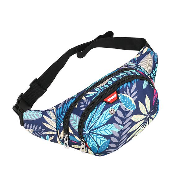 

maioumy men women's fashion sport waist waterproof bag printing shoulder bag packs feminina strap hip hop masculina women 19dec3