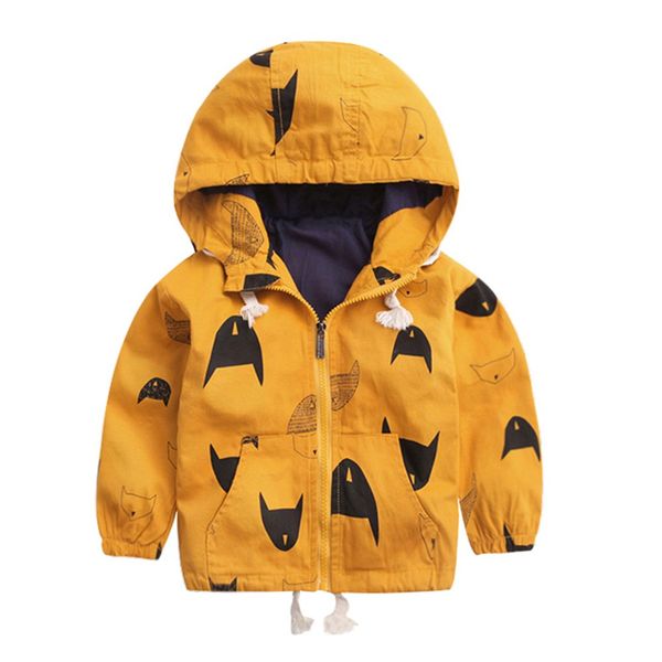 

2019 new baby cloth jacket kids katon zipper hooded baby outerwear coat boys girls children clothing cute 21*, Blue;gray