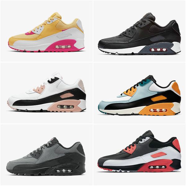 

2020 new essential black grey total orange wheat undefeated 90s running shoes for men womens z gold international flag sport sneakers