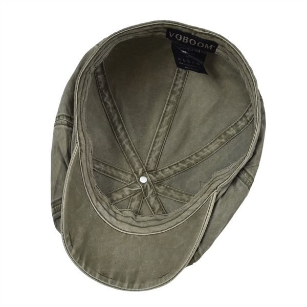 

voboom зеленый омывается хлопок восьмиклинка мужская flat cap ретро driver 8 панель берет hat женщины весна осень лето boina 160, Blue;gray