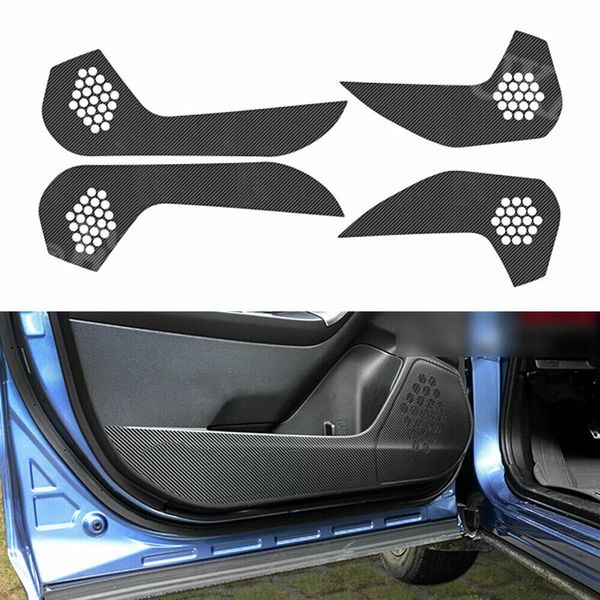 

for forester 2013-2018 4pcs carbon fiber style car door anti kick pad sticker