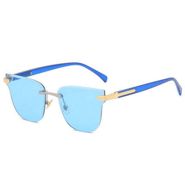 

gradient frameless sunglasses rbrare square sunglasses women frameless gradient sun glasses women/men brand designer retro pink outdoor a0tj, Blue