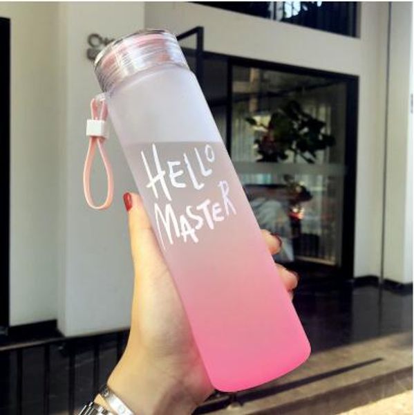 

new glass water bottles for water sport 400ml portable rope kids drinkware outdoor leak proof seal gourde climbing water bottles