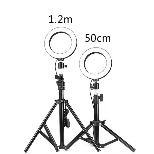 

video light dimmable led selfie ring light usb ring lamp pgraphy light with phone holder tripod stand for makeup youtube