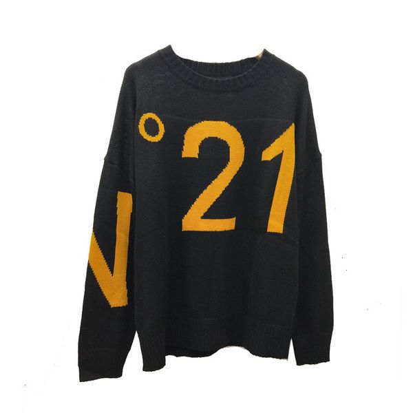 

2019 new autumn winter female jacquard weave letter wool blending sweater women pullover, White;black