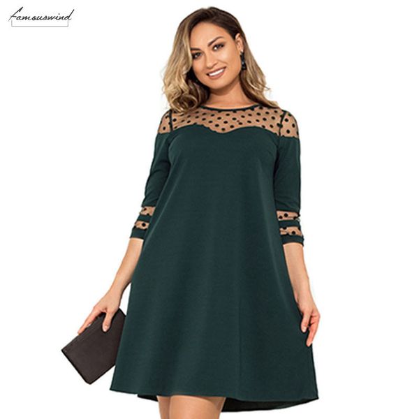 

сексуальное платье 5xl лето плюс размер 6xl сетки рукав сыпучей половина платье твердого плиссе большого размер женская одежда robe, Black;gray